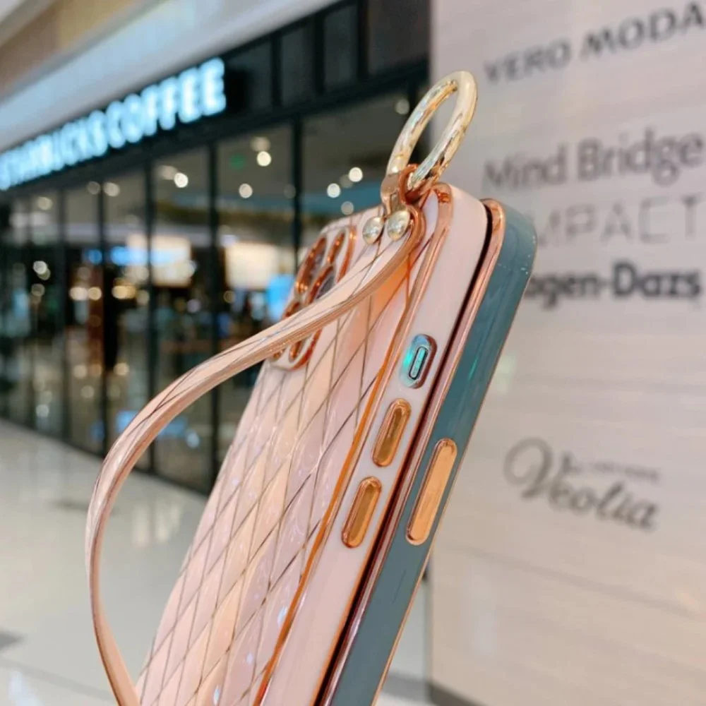 NEW iPhone 14/Pro/Max Wrist Band Electroplate Soft iPhone case - Picture 10 of 10